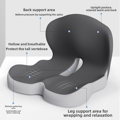 Memory Foam Lumbar Support Seat Cushion