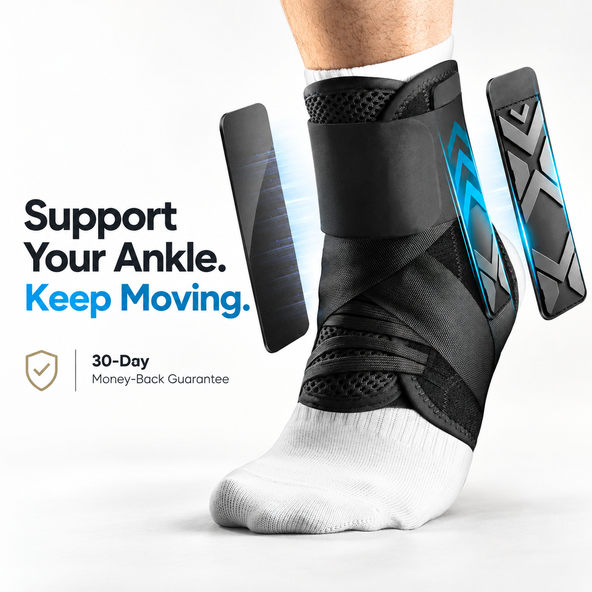 Equaza™ Ankle Compression Brace – Adjustable Support Equaza.com
