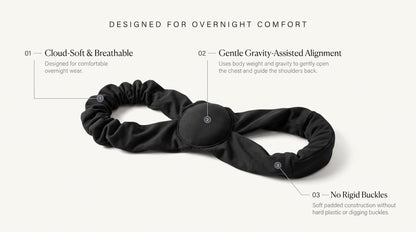 Equaza™ Overnight Posture & Shoulder Alignment Sleep Strap Equaza.com
