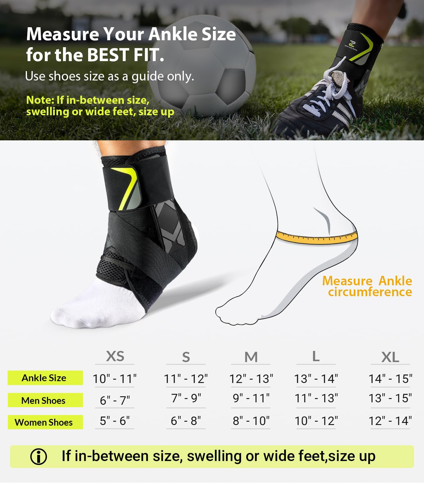 Equaza™ Premium Ankle Compression Support Wrap Equaza.com