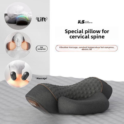 Electric Neck Massager with Heat Therapy and Cervical Traction