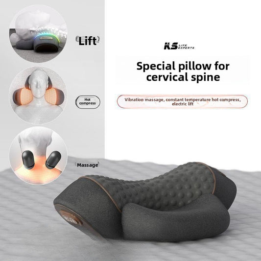 Electric Neck Massager with Heat Therapy and Cervical Traction